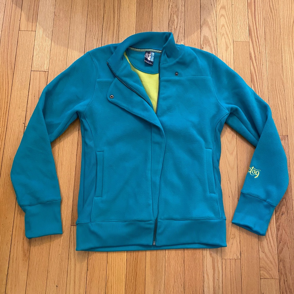 Burton Teal Fleece Women's Jacket Large